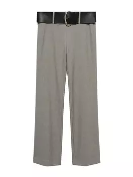 Обычные брюки MANGO Aria, пятнистый серый