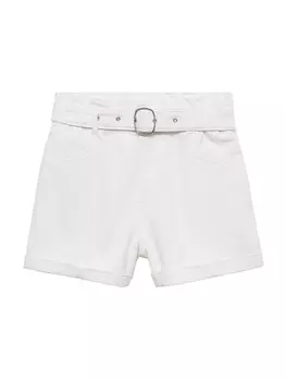 Обычные брюки MANGO Delia, белый