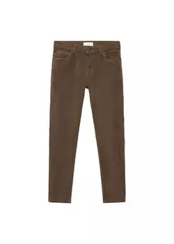 Обычные брюки MANGO KIDS Borja, коричневый