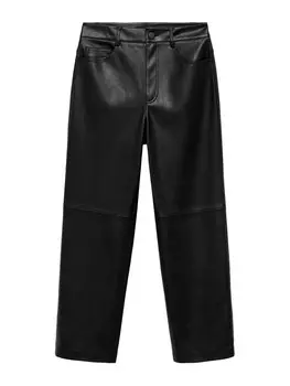 Обычные брюки MANGO Lille, черный