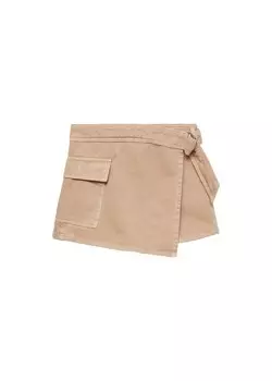 Обычные брюки MANGO, темно-бежевый