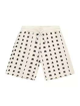 Обычные брюки Marni, натуральный белый