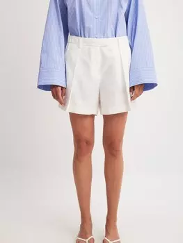 Обычные брюки NA-KD, белый