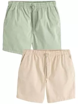 Обычные брюки Next, цвет Beige/Pastel green