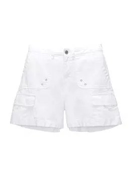 Обычные брюки Pull&Bear, белый