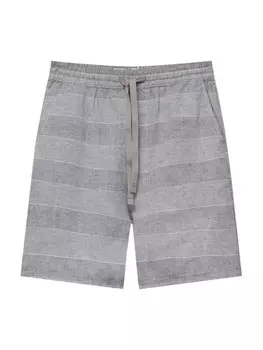 Обычные брюки Pull&Bear, серый/темно-серый