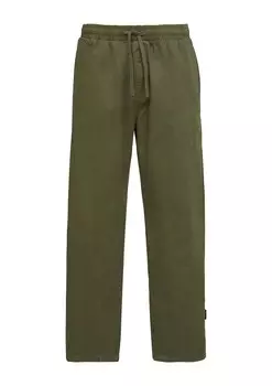 Обычные брюки QS, темно-зеленый