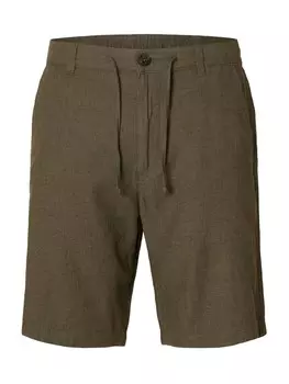 Обычные брюки SELECTED SLHBRODY, оливковый