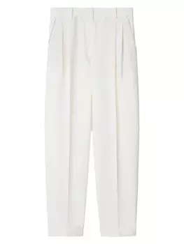 Обычные брюки со складками спереди Adolfo Dominguez, крем