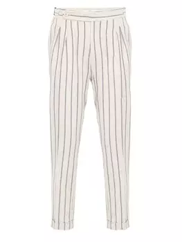 Обычные брюки со складками спереди Antioch, белый