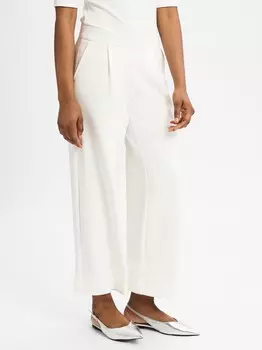Обычные брюки со складками спереди Cambio Arina, белый