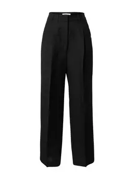 Обычные брюки со складками спереди Edited Kaj, черный