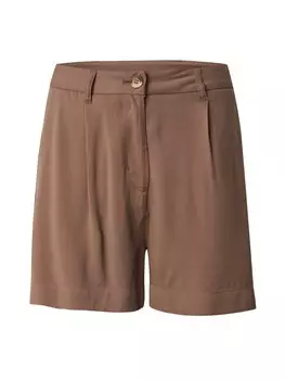 Обычные брюки со складками спереди mazine, светло-коричневый