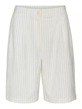 Обычные брюки со складками спереди Noisy May Suita, белый