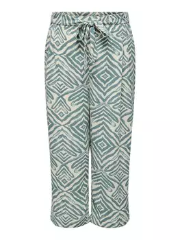 Обычные брюки со складками спереди ONLY Carmakoma CARShilla, цвет Jade