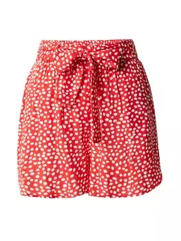 Обычные брюки со складками спереди PIECES TALA, ярко-красный