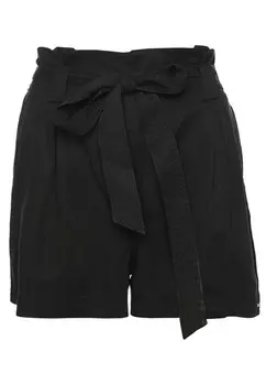 Обычные брюки со складками спереди Superdry Desert, черный