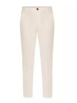 Обычные брюки со складками спереди TATUUM, бежевый