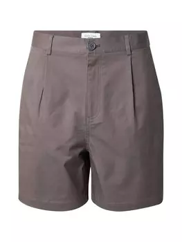 Обычные брюки со складками спереди TRAPP, цвет Muddy colored