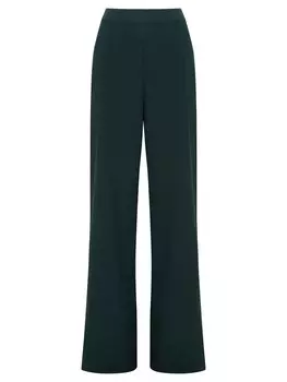 Обычные брюки со складками спереди Tussah DREW, темно-зеленый