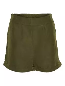 Обычные брюки со складками спереди VERO MODA Bibi, оливковый