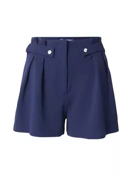 Обычные брюки со складками спереди VILA, темно-синий