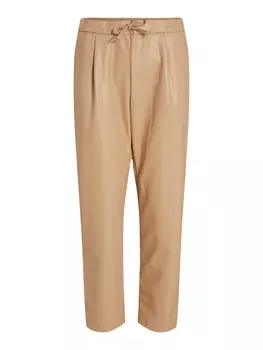Обычные брюки со складками спереди VILA VINille, кэмел