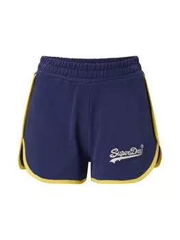 Обычные брюки Superdry College, военно-морской