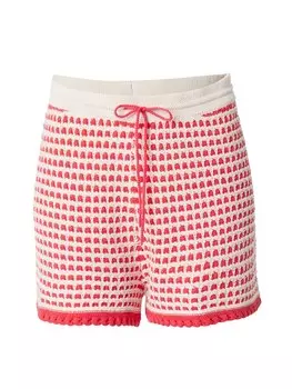 Обычные брюки TOPSHOP, красный