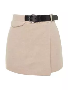 Обычные брюки Trendyol, серо-коричневый