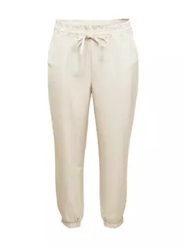 Обычные брюки Vero Moda Curve, бежевый