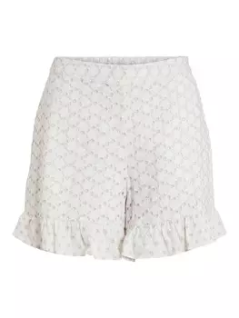 Обычные брюки VILA Cloie, белый