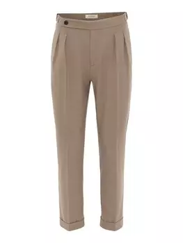 Обычные брюки в складку Antioch Eladio, цвет Mocha