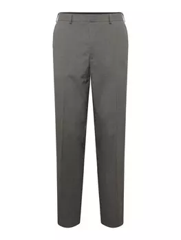 Обычные брюки в складку BURTON MENSWEAR LONDON, цвет Graphite