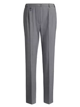 Обычные брюки в складку Goldner Carla, пятнистый серый