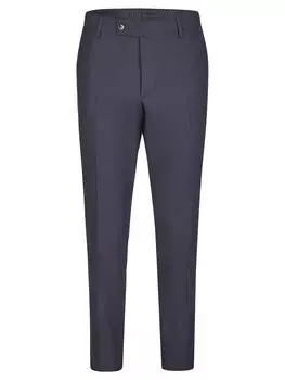 Обычные брюки в складку HECHTER PARIS, темно-синий