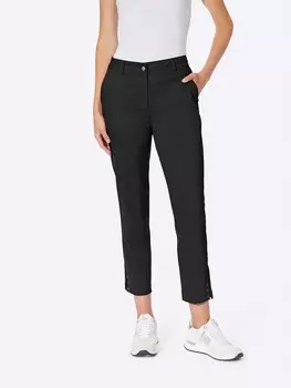 Обычные брюки в складку heine, черный