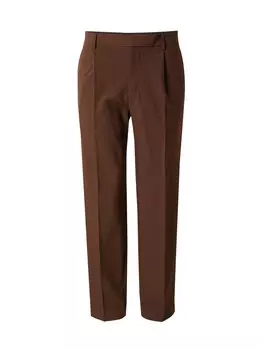 Обычные брюки в складку JACK & JONES BUSHWICK HARRY, коричневый