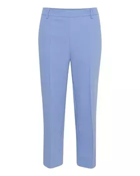 Обычные брюки в складку Kaffe KA Sakura, небесно-синий