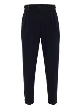 Обычные брюки в складку спереди Antioch Aaren, ночной синий