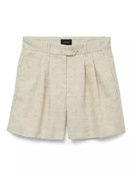 Обычные брюки в складку спереди VERO MODA VMMAJ, бежевый