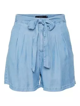 Обычные брюки в складку спереди VERO MODA Mia, синий деним