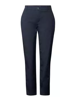 Обычные брюки в складку STREET ONE, темно-синий