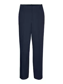 Обычные брюки в складку VERO MODA, темно-синий