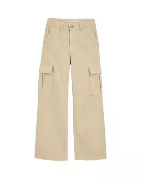 Обычные брюки WE Fashion, бежевый