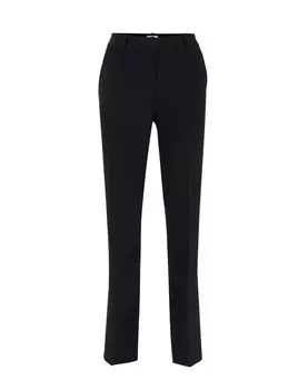 Обычные брюки WE Fashion, черный