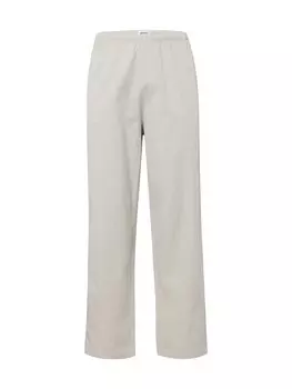 Обычные брюки Weekday Seth, светло-серый