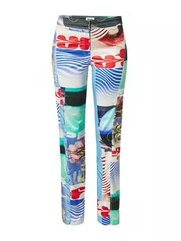 Обычные брюки WEEKDAY, синий