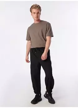 Обычные черные мужские брюки с эластичной резинкой на талии UMP24069PA John Richmond, черный