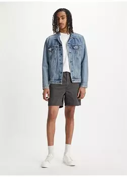 Обычные черные мужские шорты A4661-0019_XX AUTHENTIC SHORT II PI Levis, черный